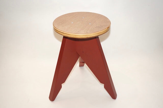 丸スツール（小）柄彫り