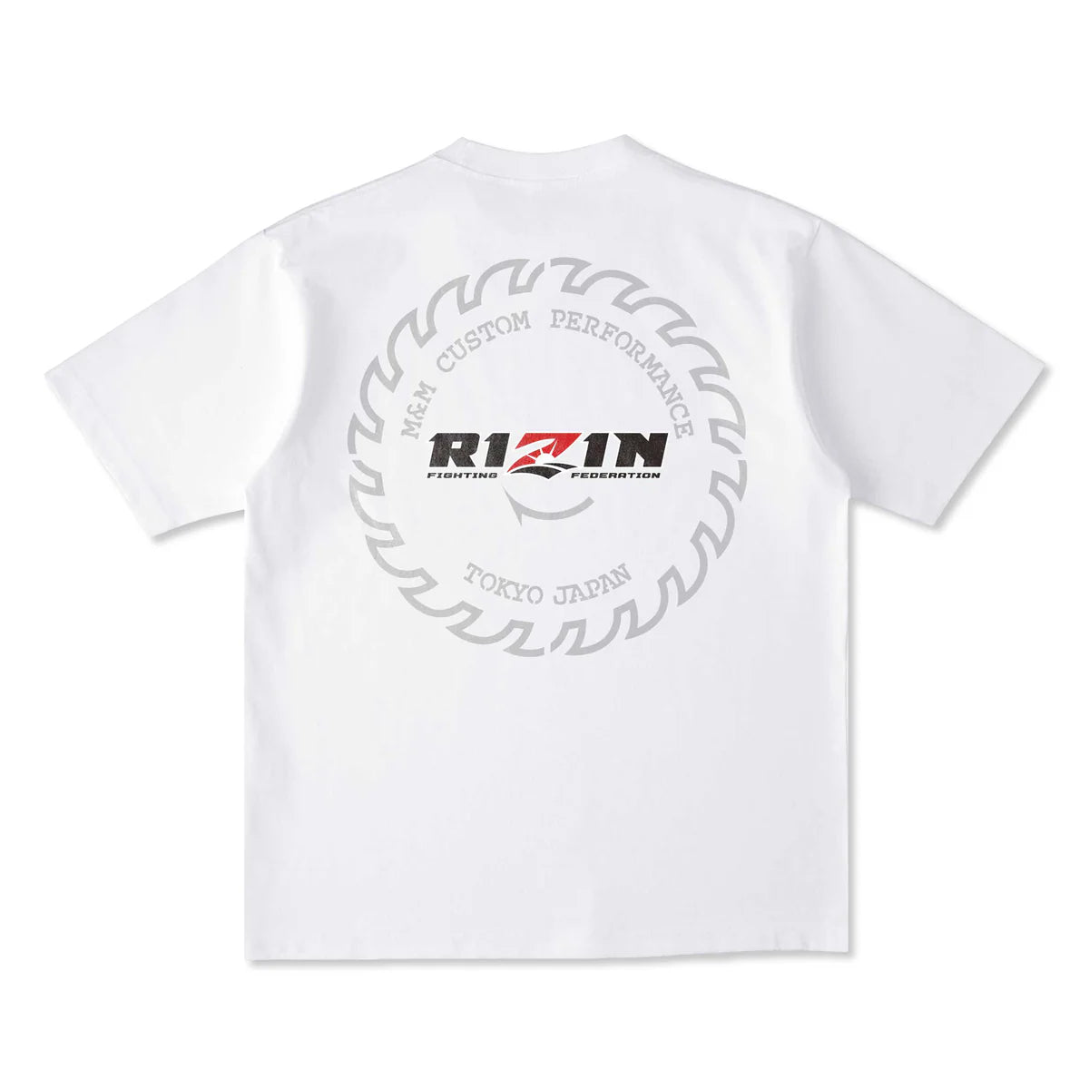 M&M × RIZIN CHIPSAW LOGO Tee