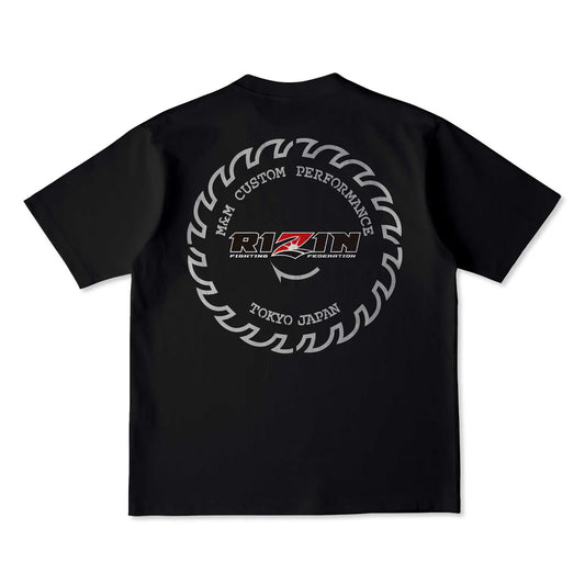 M&M × RIZIN CHIPSAW LOGO Tee